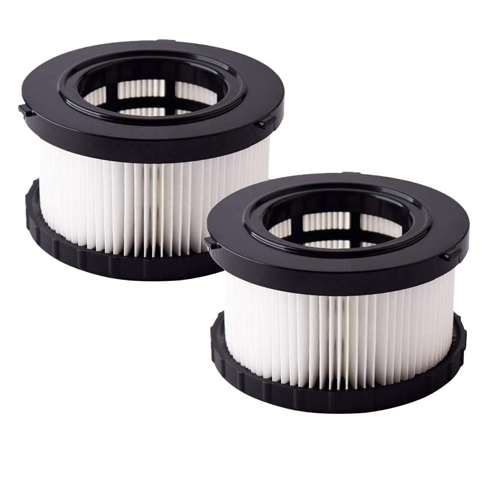 Trade-Shop 2 x repuesto para filtro de láminas HEPA DeWalt DC515 DCV517N DCV517N-XJ 18 V DC5151H / aspiradora de mano con batería