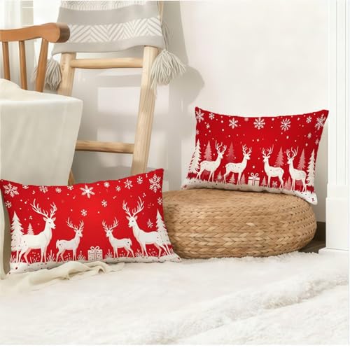 Housse coussin 40x80cm rouge imperméable pour protéger vos oreillers des taches - 5