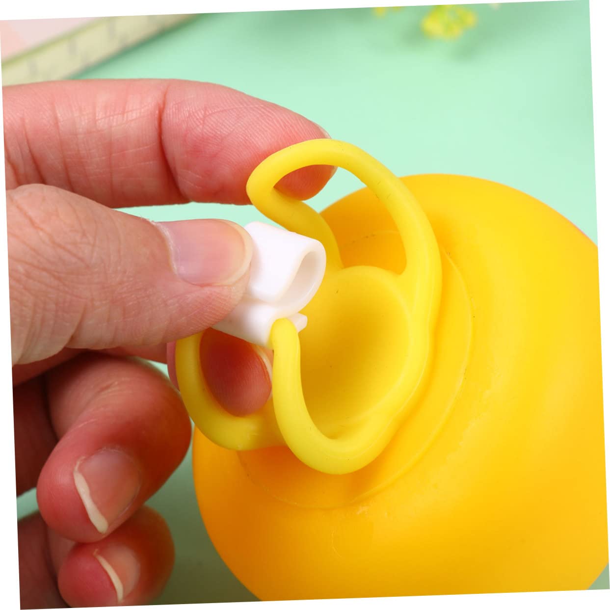 HEMOTON Boys and Girls Mountain Bike Helmet Horn Honker Cartoon Horn Bright Helmet Light Bicycle Accessories for