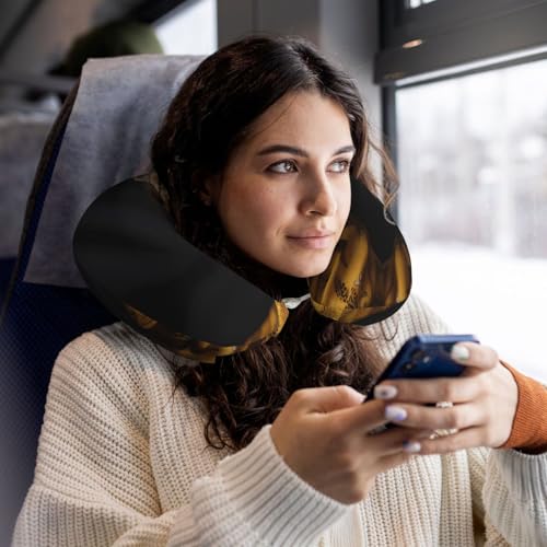 Almohada de viaje espuma memoria diseño U cómoda miniatura 5