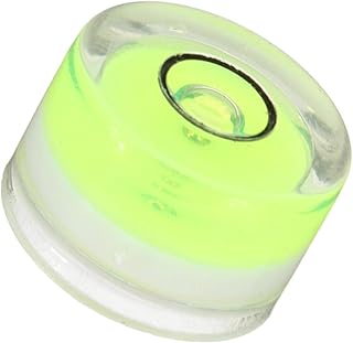 12x7mm Tiny Disc Bubble Spirit Level Round Circle Circular Green Tripod