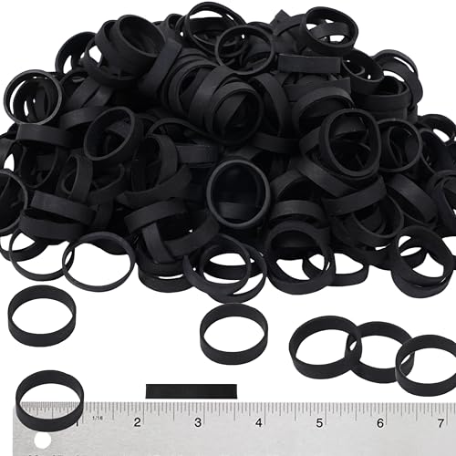 Rubber Bands 150pcs 1.5in Small Elastic Bands for Cord Cable