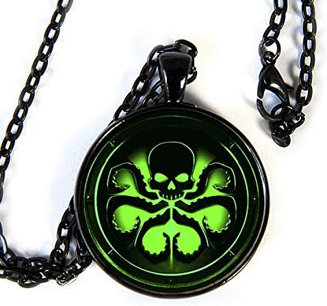 New HYDRA Green Pendant - Necklace, Marvels Agents of Shield