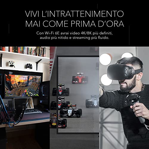 Nighthawk Router WiFi 6 (RAXE500) Tri-Band, Velocita Wireless AXE1100, Porta Internet da 2.5 Gig - Router - Immagine 3