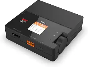 ISDT Carregador inteligente 608AC Lipo 6S/8A/200W AC/DC para LiFe, Lilon, LiPo, LiHv / Pb / NiMH Carregador de equilíbrio de bateria (adaptador de carregador de bateria)