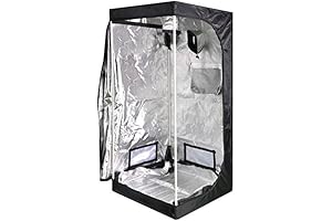 ipower GLTENTXS3 Grow Tent with Reflective Mylar 36'' x 36'' x 72'' Complete System