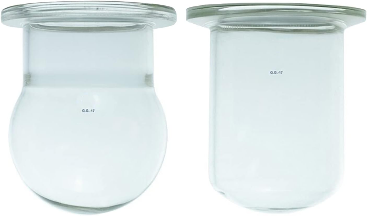 DADAKEWIN500ml Reaction Kettle Flask Cylinder Borosilicate 3.3 Glass Open Reactor Without Lid Glass Reactor Customizable Lab Glassware- Pack of 1 (Size : 500ml)