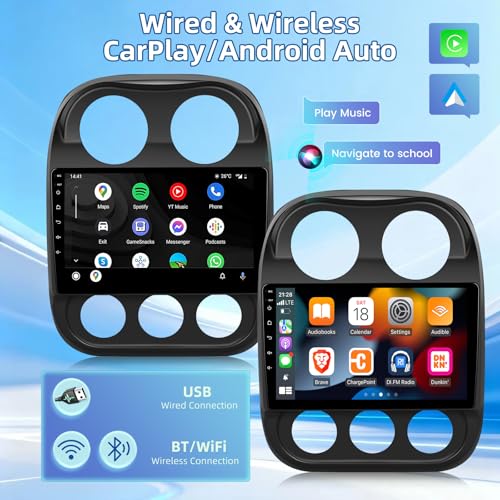 8 Core 4G+64G Radio for Jeep Compass Patriot 2010-2016 by EKAT - Used condition - Image 4