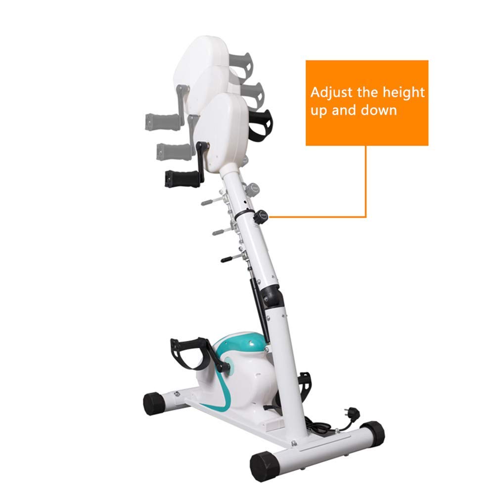 Generico Electronic Pedal Trainer - Esciser per Terapia Fisica e Riabilitazione - Bike di Fitness stazionario per Il Recupero dell'ictus e Supporto per Handicap - modalità spasmo da 70 W