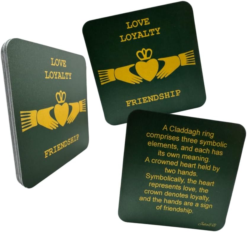 Amazon.com : Claddagh Cards Bulk Gift Set Wallet Sized Cardstock ...