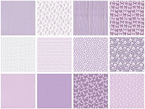 The Paper Boutique - Everyday - Shades of - Lilac - Pad,8"x8"