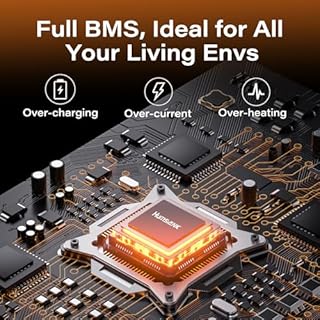 12V 300Ah(310Ah) LiFePO4 Lithium Battery, Max. 3968Wh Solar & 100A BMS, RV, Off-Grid Power, 15000+ Deep Cycles, Low-Temp Protection, A+ Grade Cells for Marine Home Energy Storage, Trolling Motor