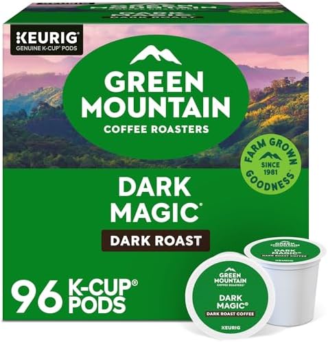 Green Mountain Coffee Roasters Dark Magic Coffee, Keurig Single-Serve K-Cup pods, Dark Roast, 96 Count