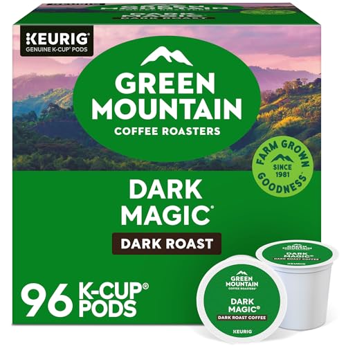 Green Mountain Coffee Roasters Dark Magic Coffee, Keurig Single-Serve K-Cup pods, Dark Roast, 96...