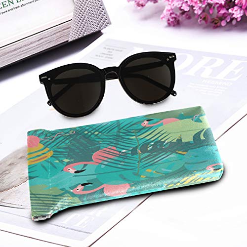Buy Sunglasses Pouch Eyeglass Case Bag Tropical Summer Flamingos
