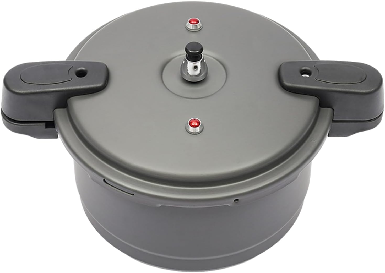 9.5 Quart Pressure Cooker & Canner, Hard Anodized Aluminum, for All Stoves (Induction, Gas, Electric), with 3-Safety Valve System, Steam Rack Included - Lightweight & Easy Clean