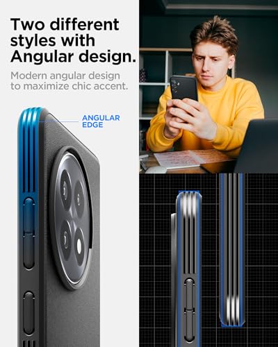 Image of Spigen Essential Sand Blast | OnePlus 13R Case [Air Cushion Protection] [Flexible] OnePlus 13R Back Cover | TPU - Matte Black