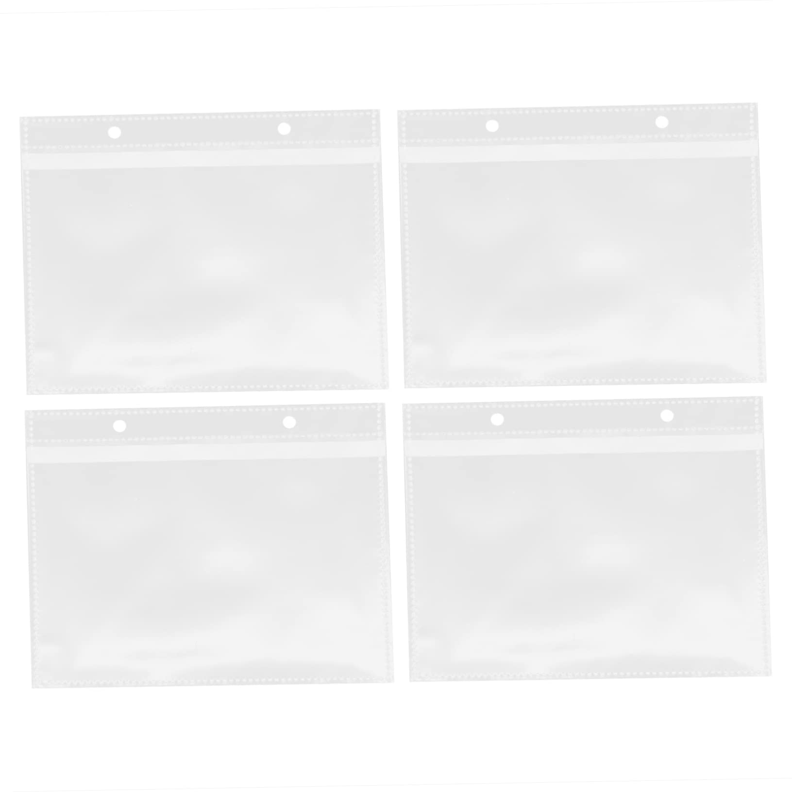 ERINGOGO Photo Album Binder Refill Sheets 20pcs Photo Pockets Inserts Clear Sleeves for Album Pages