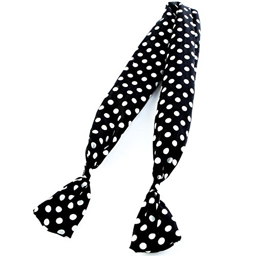 Aneco 6 Pack 50S Set Chiffon Scarf Cat Eye Glasses Bandana Tie Headband Earrings #TOP2