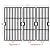 Direct Store DC150 18 Inch Cast Iron Cooking Grates for Charbroil Performance 4 Burner 463376519, Replacment for Char-Broil Grill 463376319, 463375619, G470-0003-W1, G470-0002-W1,G321-0005-W1