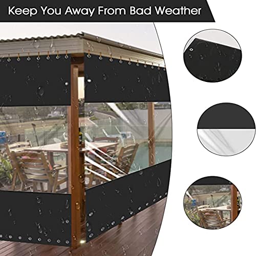 Bâche transparente universelle ajustable pour abriter les chambres - 3