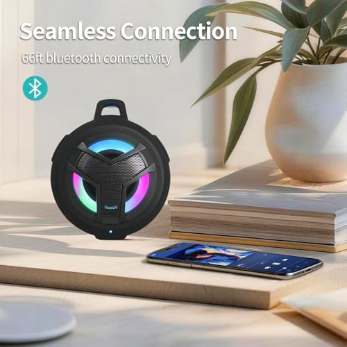 EBODA Bluetooth Shower Waterproof Speaker Portable Gifts for Kayak Teens - 5