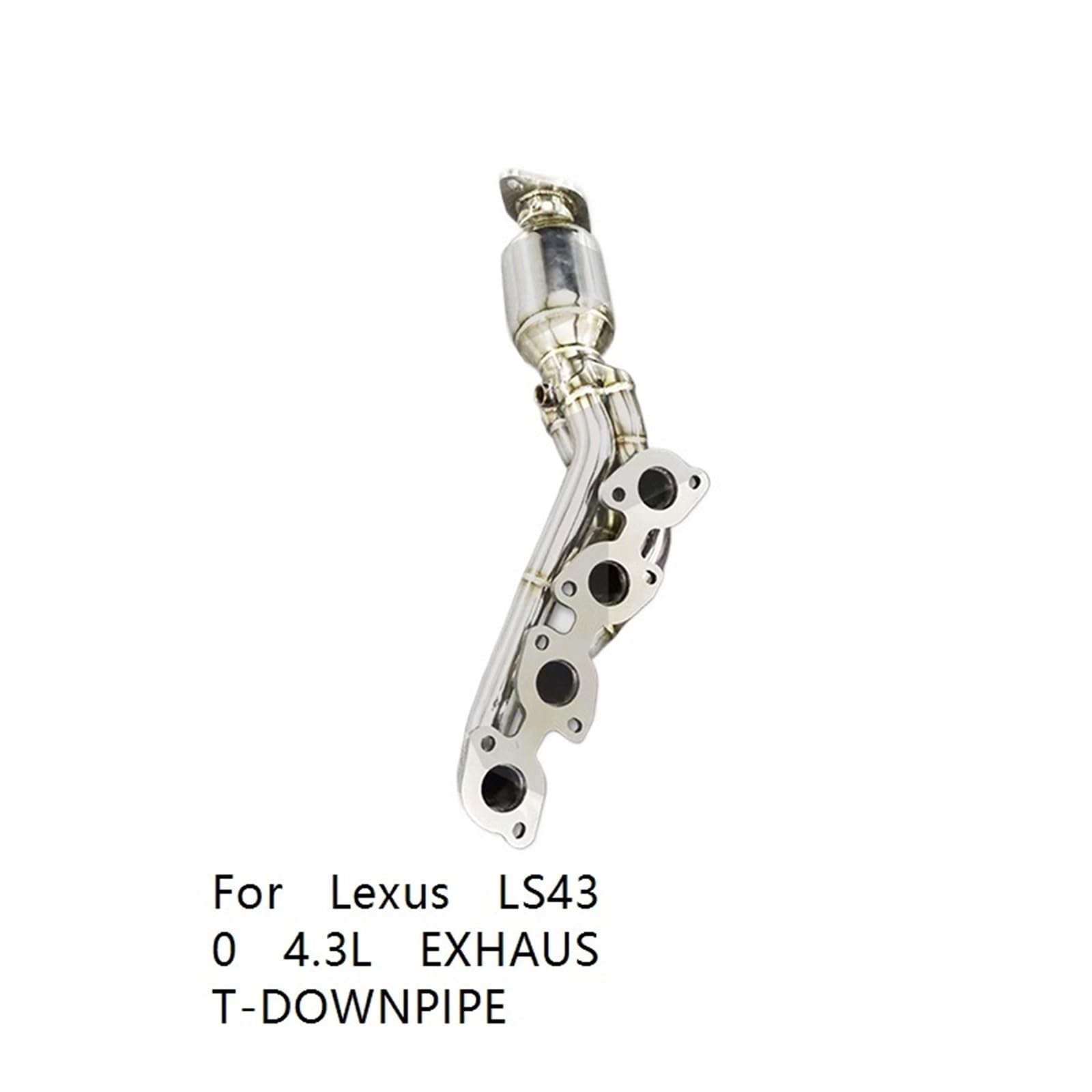 Kolektor wydechowy o wysokim przepływie, katalizator, pasujący do Lexusa LS430 4.3L 3UZ, pasujący do silnika Toyota Race Tube katalizator akcesoria katalizator samochodowy