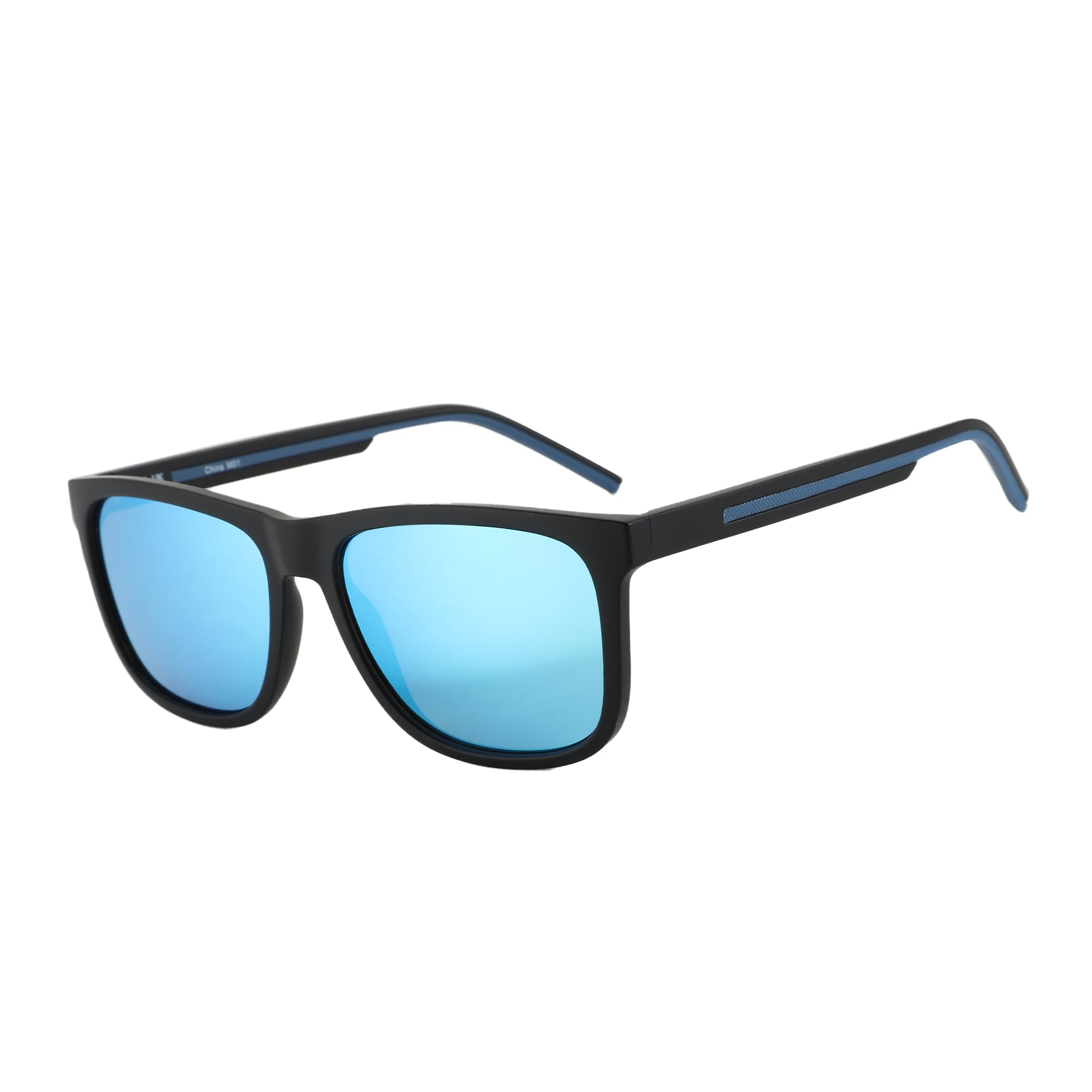 ZENOTTIC Men's Polarized Sunglasses - Lightweight TR90 Frame Square Mens Sunglasses UV400 Protection