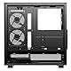 ABYSM Gaming Danube SAVA H400 Prime Black ATX Gamer PC-Gehäuse mit DREI ARGB-Lüftern, Kapazität für Grafikkarten bis zu 410 mm