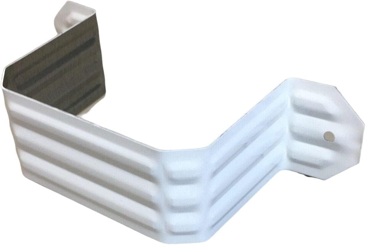 New Gutter Downspout Strap 3x4 White (Leader Strap 3x4 White)