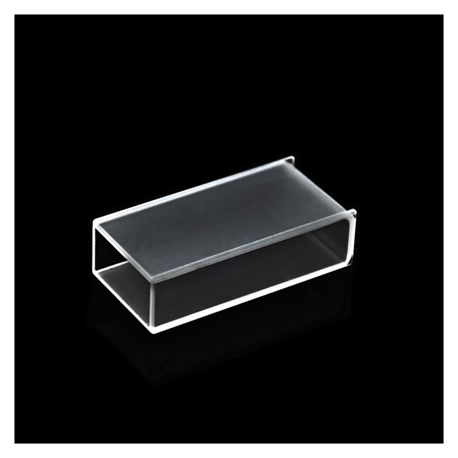 Run Ken Glas Küvette 20mm Glas Absorptionszellen 7 Ml Hergestellt Durch Technologie Können Säure & Alkalische Lösungen PTFE Abdeckung 2/PK
