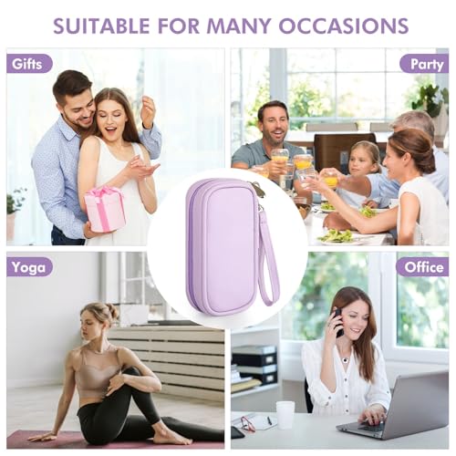 Image of Portable Tampon Storage Bag,Tampon Holder for Purse, Small Organizer Bag with Handle, PU Period Pouch, Small Case for Feminine Products with Zipper Period Bags for Women