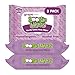 Boogie Wipes, Wet Wipes for Baby and Kids, Nose, Face, Hand and Body, Soft and Sensitive Tissue Made with Natural Saline, Aloe, Chamomile and Vitamin E, Grape Scent, 30 Count (Pack of 3)