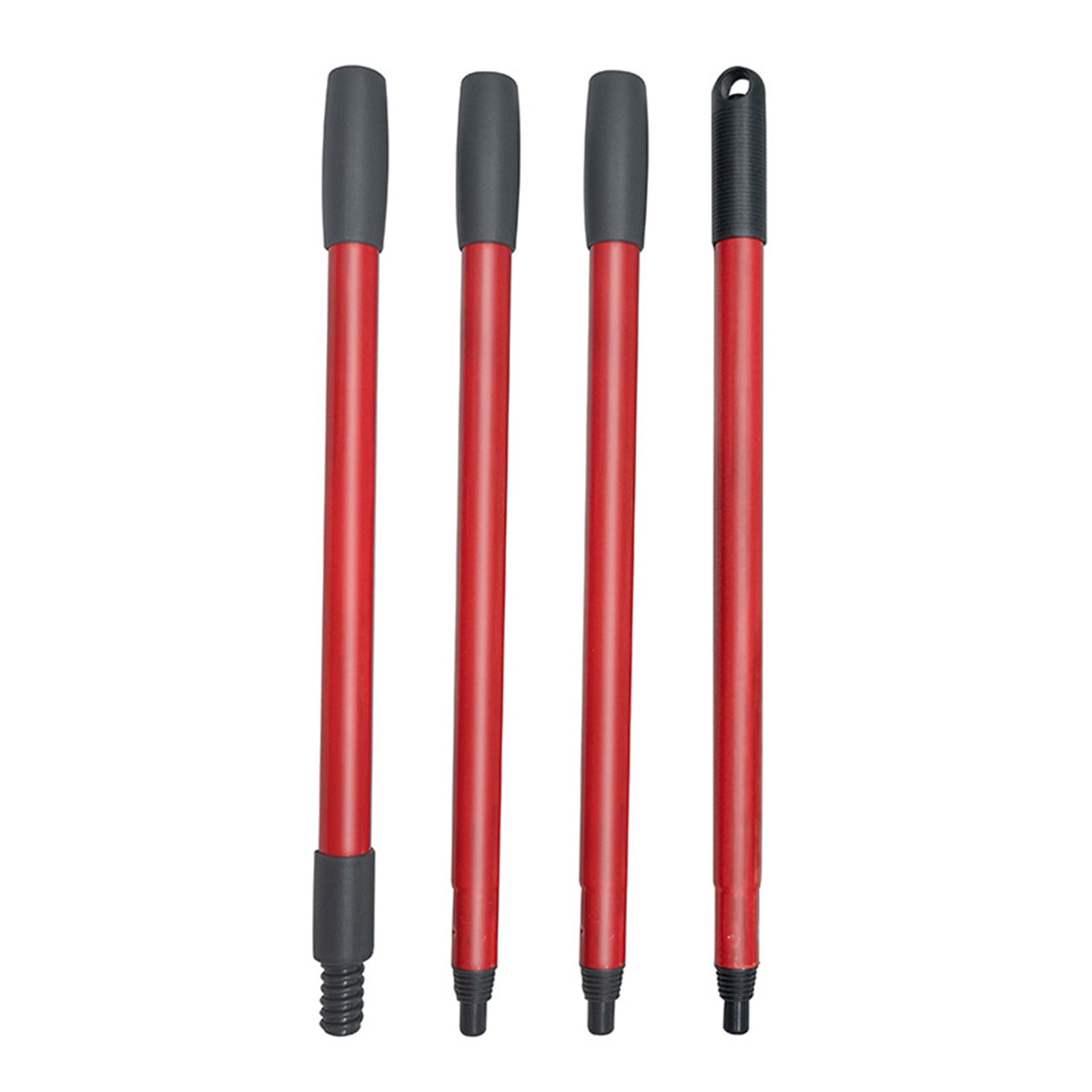 Klaisy Us 4Pcs Metal Handle Replacement For Clean Mop With 4 Adjustable Sections For Cleaning Tasks At Home School