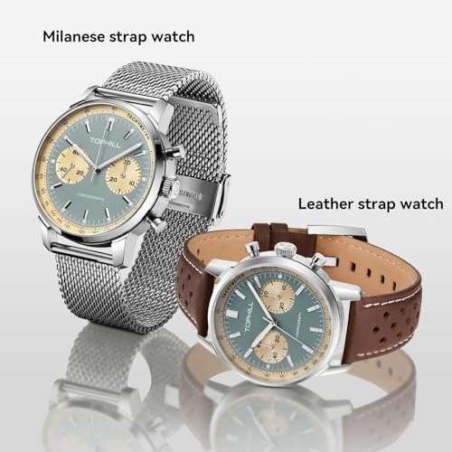 Image of TOPHILL Men Watches Automatic Mechanical Watches - Dive, GMT, Chronograph & Dress Styles | 316L Stainless Steel, Sapphire Crystal, Ceramic Bezel | 5ATM-300M Waterproof with Super Luminous | Classic Business & Sport Casual