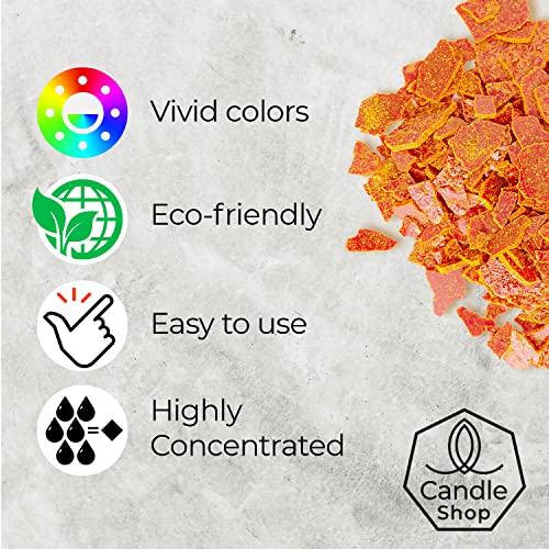 Image of Candle Shop - Yellow Color 2 oz- Dye Chips for Making Candles - Candle Wax Dye - A Great Choice of Colors