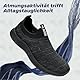MrToNo Slip On Sneaker Herren Damen Turnschuhe Atmungsaktiv Sportschuhe Leichte Laufschuhe rutschfest Joggingschuhe Straßenlaufschuhe Bequem Outdoor Walkingschuhe-HEIHUI-41-XIN