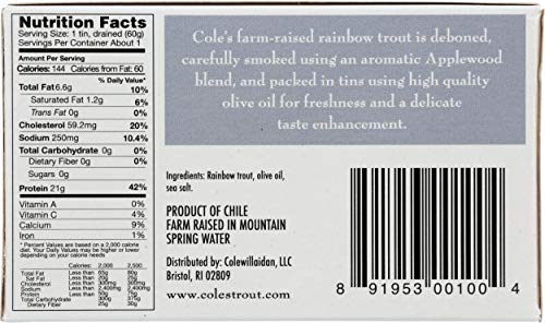 Coles Trout Smoked, 3.2 Ounce (Pack Of 10) #TOP1