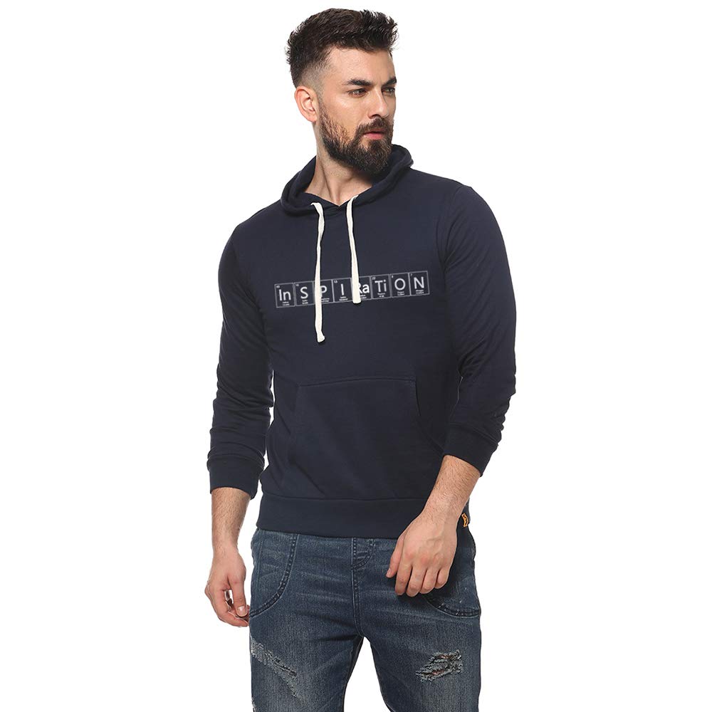 Campus Sutra Men's Cotton Cowl Neck Sweatshirt