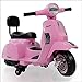 ATAA Vespa Classique PX150 Mini Officielle - Rose- Moto électrique pour Enfant 6v