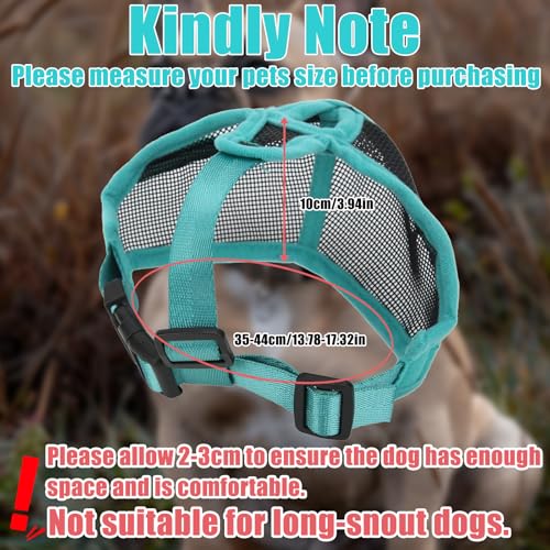 Französische Bulldogge Maulkorb, Maulkorb Französische Bulldogge, Hundemaulkorb mit Kurzer Schnauze, Maulkorb für Hunde mit Abgeflachter, Maulkorb Kleine Hunde, Anti Biting Kauen Bellen