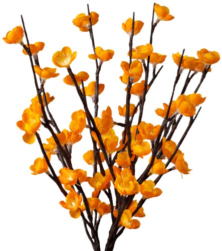 Everlasting Glow LED 20" Battery Operated Cherry Blossom Branch, Amber Accent
