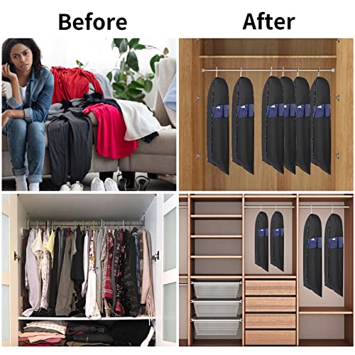 Sacchetti per indumenti per abiti da uomo, 5 pezzi...