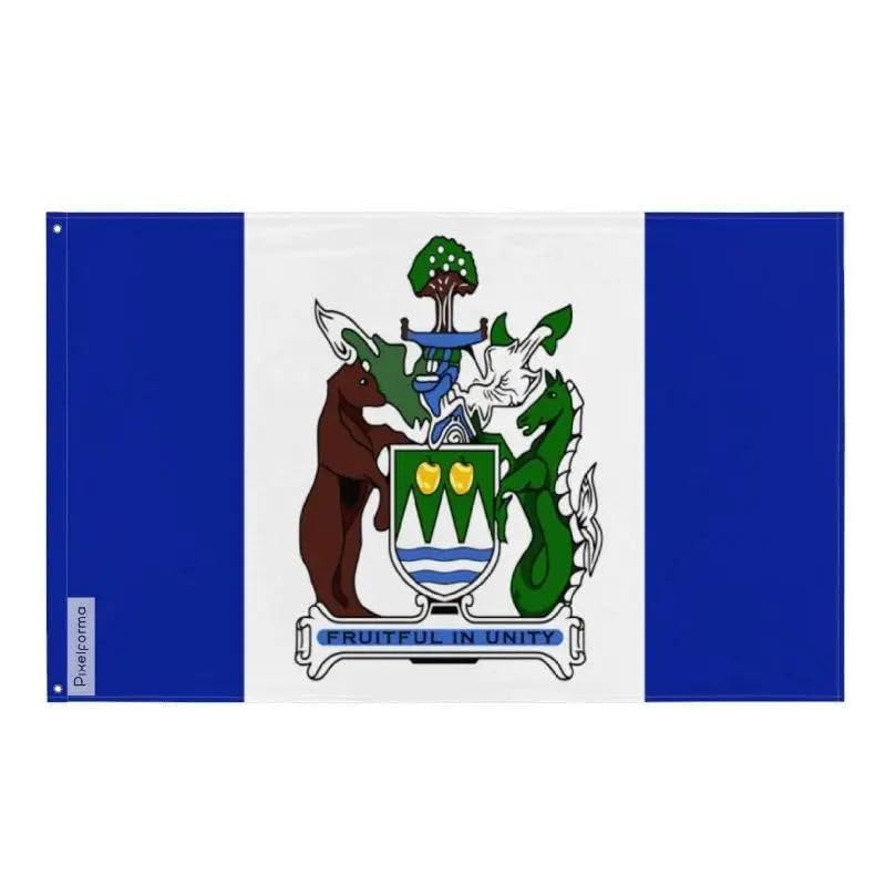 Drapeau de Kelowna Pixelforma en polyester résistant haute qualité