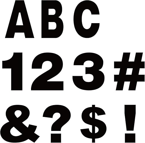 Miniatura 6 de Letras adhesivas doradas de 4 pulgadas, autoadhesivas, números y símbolos extraíbles, póster de papel para decoración y manualidades, 123 hojas (4