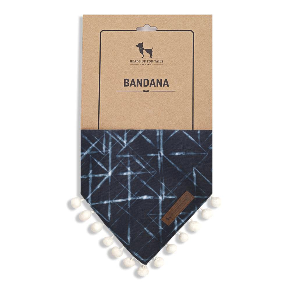 Heads Up For Tails Indian Collective Dog Bandana - Indigo Dark Navy - S (B09K78LDMP) Amazon Price History, Amazon Price Tracker