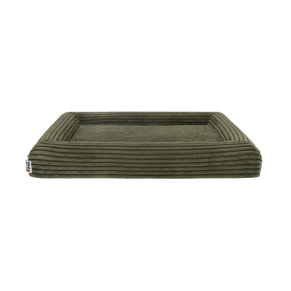 Cuccia ortopedica Cloud - Comodo tappetino per cani con memory foam, fodera rimovibile e fondo antiscivolo, 4 misure (XS - L) e 3 colori (M 100 × 70 cm - verde Mos)