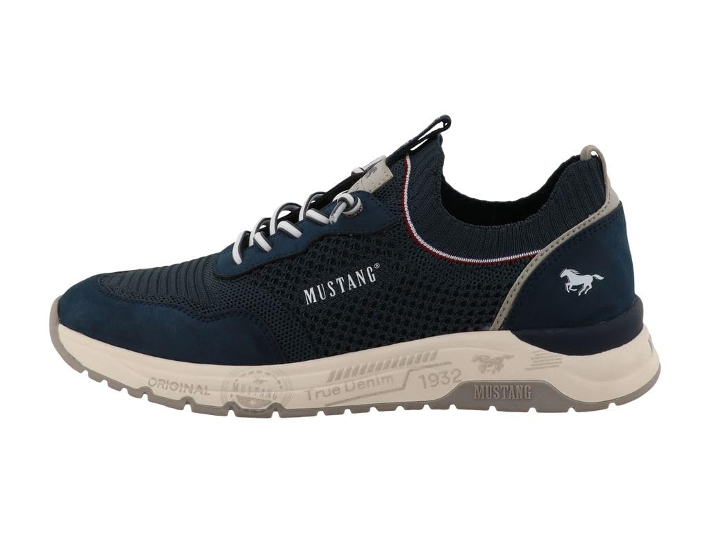 MUSTANG Herren Low-Top Sneaker, Männer Halbschuhe