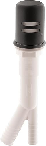 Moen air gap con escudo doble, 105895BL