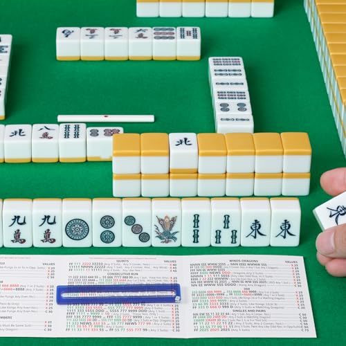 4 Pcs Blue Mahjong Line Finder, accesorio acrílico para Mahjong miniatura 5